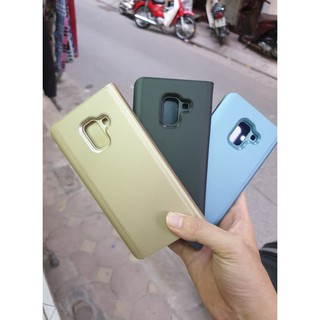 Bao da Clear View Standing Cover Samsung A8 2018