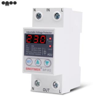 220V Adjustable Automatic Reconnect Device Over Under Voltage Relay Protector Switch