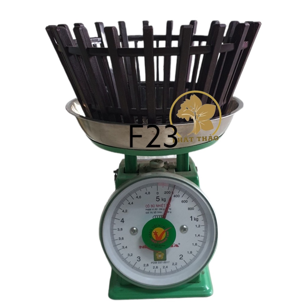 SET 5 CÁI Chậu Nhựa có nan phụ Trồng lan SIÊU DÀY, SIÊU BỀN  F23CM