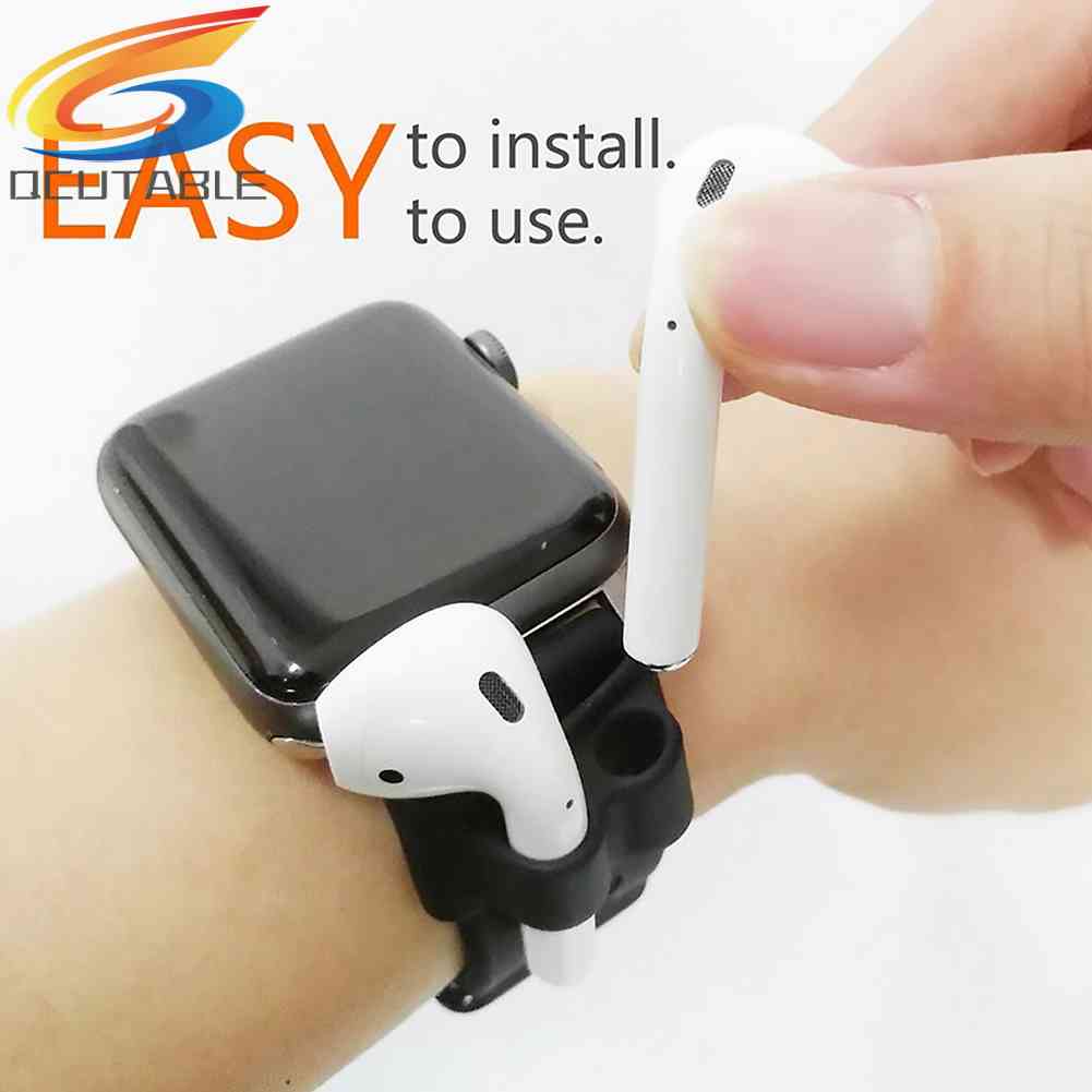 Phụ Kiện Giá Đỡ Cố Định Tai Nghe AirPods Bằng Silicone