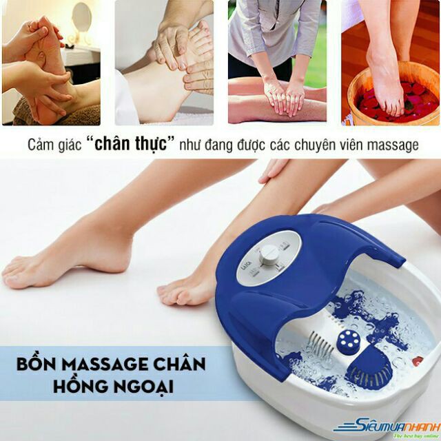 [HOT] Bồn ngâm chân massage Laica PC 1301 [www.thietbikq.com]