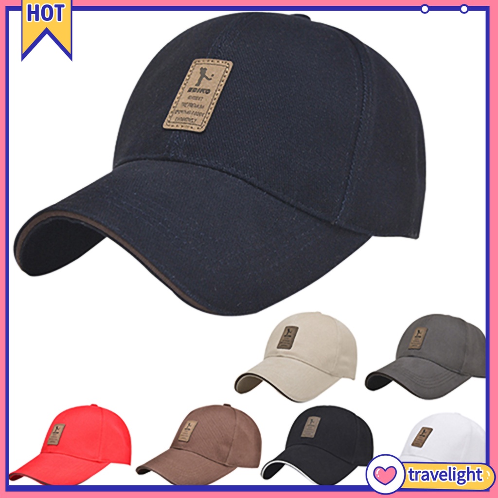 [Travelight] Mũ lưỡi trai cotton chống tia uv thiết kế thời trang phong cách mùa hè cho nam
