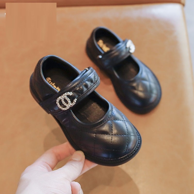 Giày búp bê da bé gái mẫu mới 2022 kiểu dáng công chúa CG58