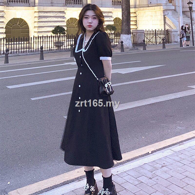 Đầm Công Chúa Cổ Búp Bê Màu Đen Có size Lớn 40-100kg Thời Trang 2022 Dành Cho Nữ