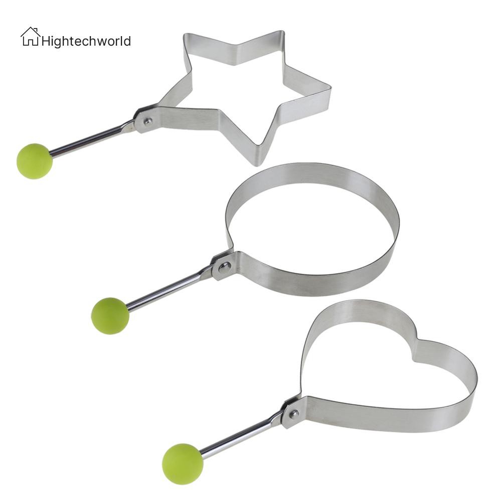 ❦Hid ready❦Creative Stainless Steel Love Round Star Omelette Egg Frying Mold