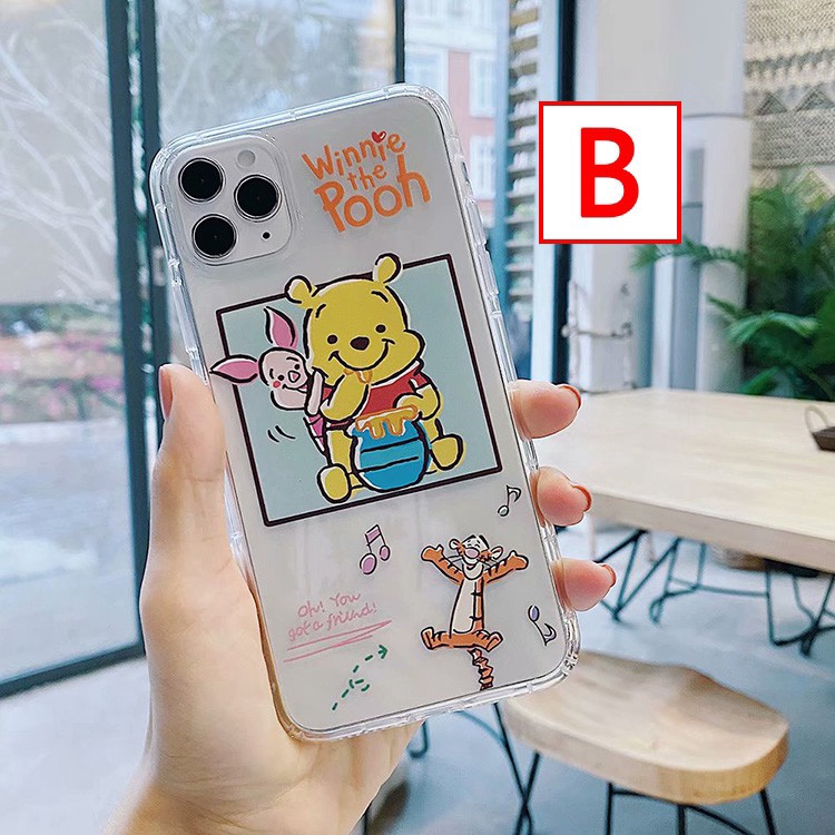 Ốp điện thoại mềm in hình Winnie The Pooh dành cho iphone 7 8 6s plus 6plus 11 pro max X XR 7plus iphone 12 pro max 8plus | BigBuy360 - bigbuy360.vn
