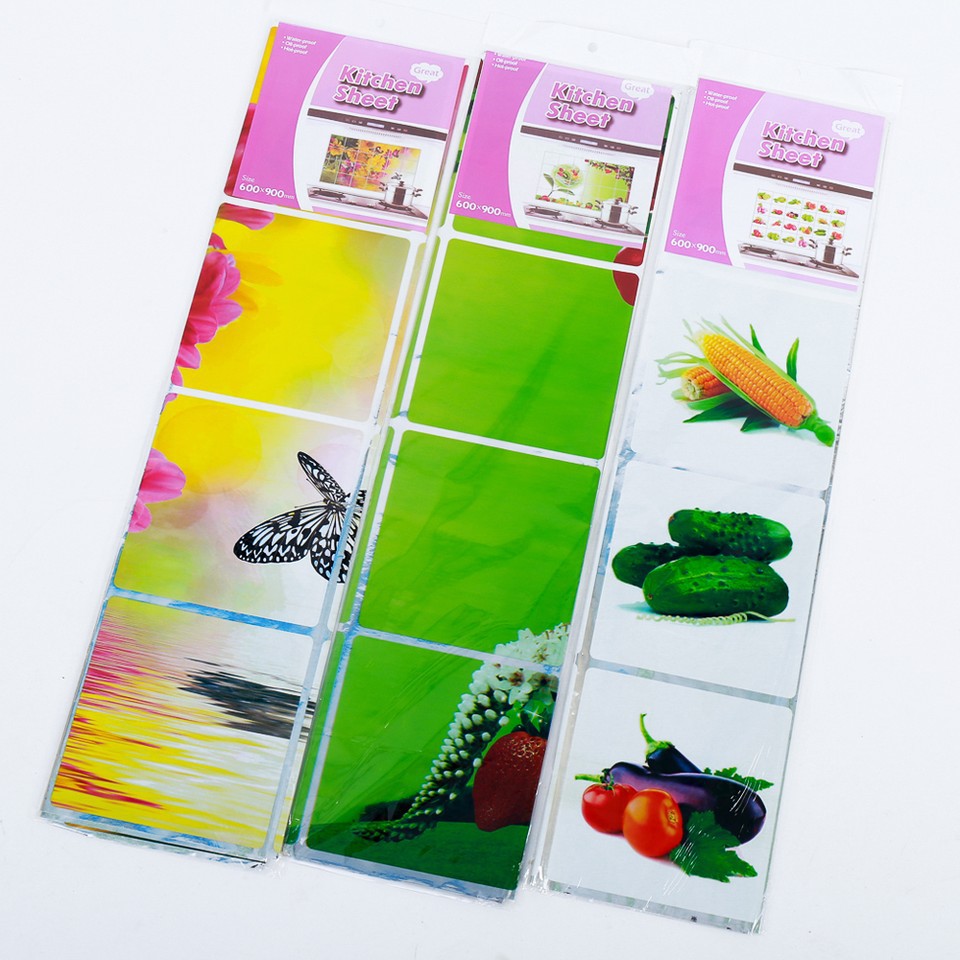 MIẾNG DÁN TƯỜNG CÁCH NHIỆT NHÀ BẾP NHIỀU HÌNH