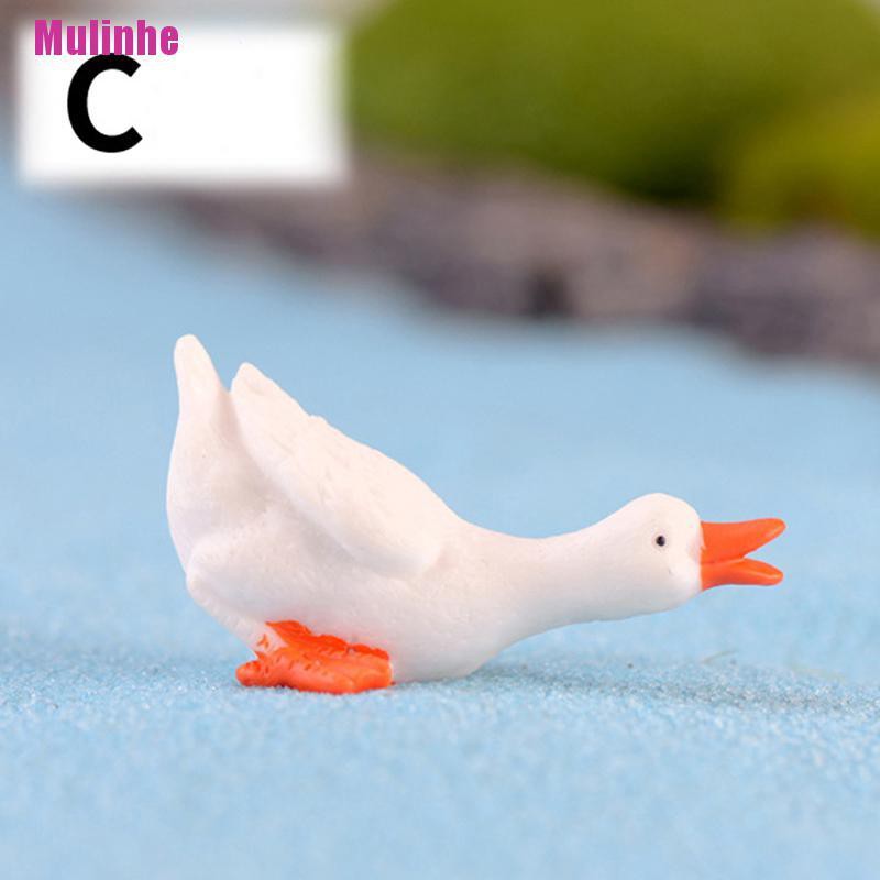 Đồ trang trí Ngỗng Mini Dùng Trang Trí Sân Vườn Độc Đáo
