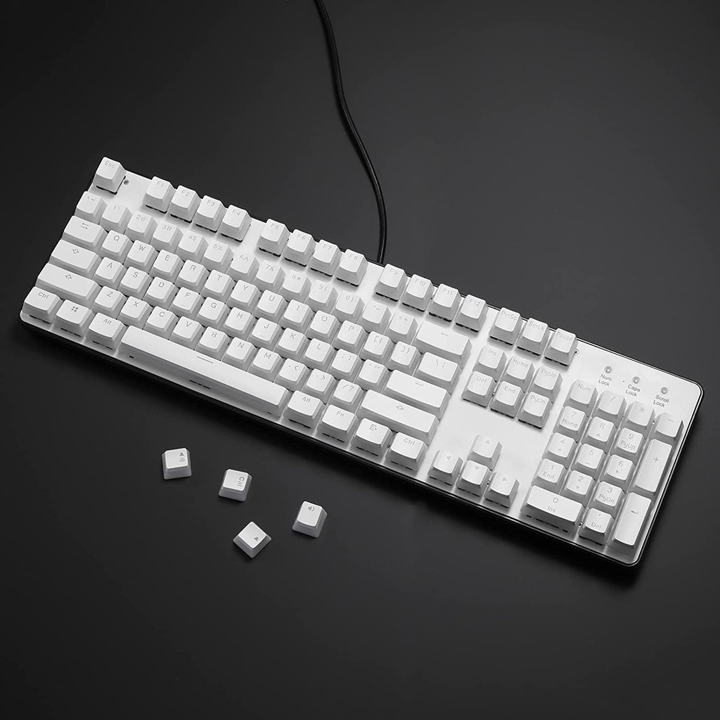 Pudding Keycap mới Cấu hình OEM Chất liệu PBT Truyền ánh sáng RGB Bàn phím cơ học Keycaps 114 Phím