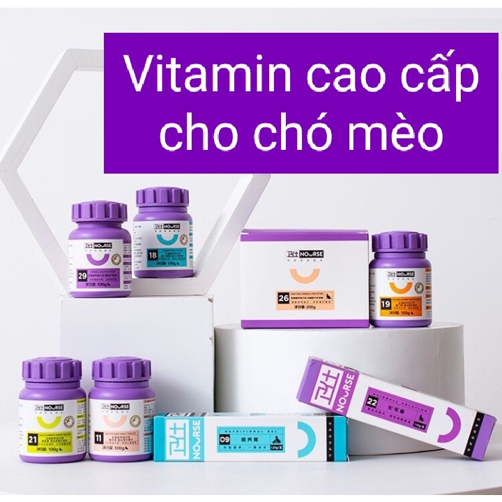 *Hoả tốc* NOURSE 21 - VIÊN BỔ SUNG CÁC NGUYÊN TỐ VI LƯỢNG CHO MÈO - DÚNG TỐT CHO MÈO MANG THAI VÀ ĐANG NUÔI CON