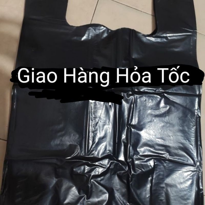 Túi đựng rác loại dày, Túi bóng đen gói hàng (1kg)
