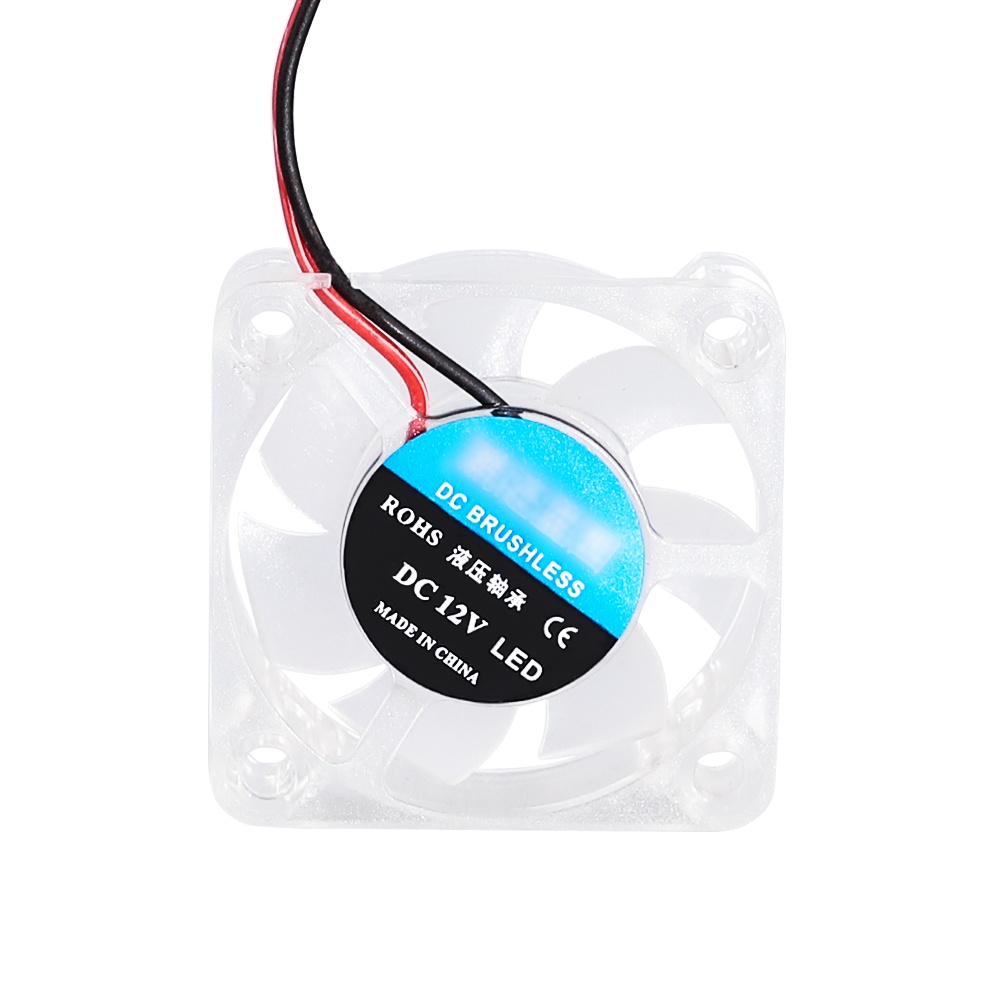 Quạt Tản Nhiệt Thủy Lực Có Đèn LED Phát Sáng 2510 3010 4010 Mini 12V/24V Cho V6