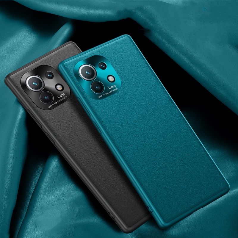 Ốp Điện Thoại Da Thật Siêu Mỏng Cho Samsung Galaxy S21 FE S22 Ultra S21 Plus S20 FE