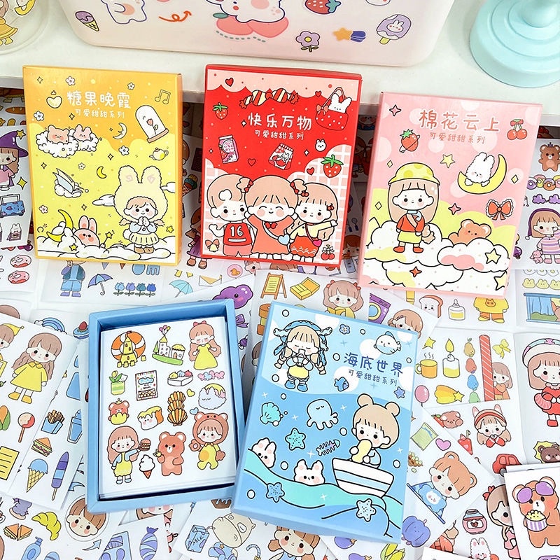 Sticker nhiều mẫu ngẫu nhiên