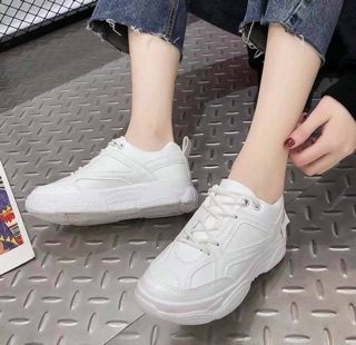 Giày thể thao all white mẫu mới 2019