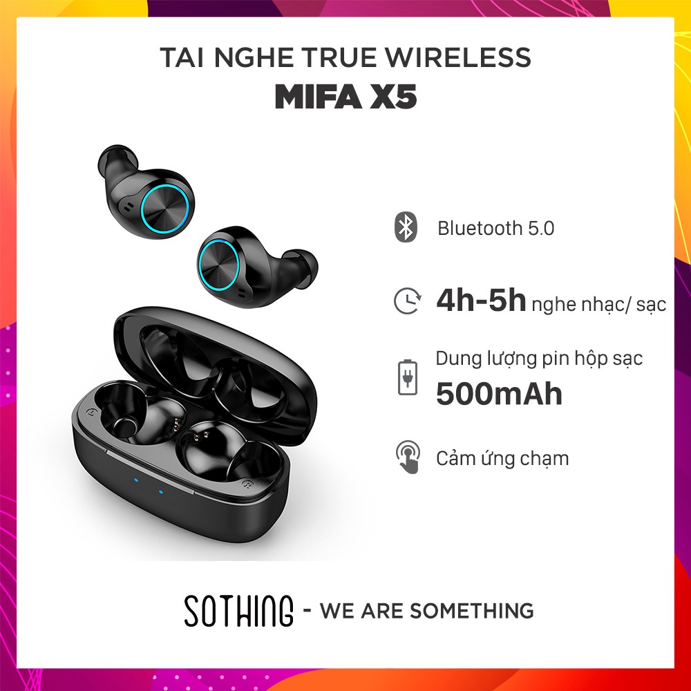 Tai Nghe True Wireless MIFA X5 Smart Touch Bluetooth V5.0 - Hàng Chính Hãng