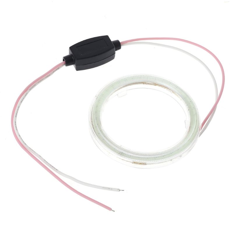 Bộ 2 Đèn Pha LED DRL Độ Sáng Cao 60mm Cho DC 12V COB