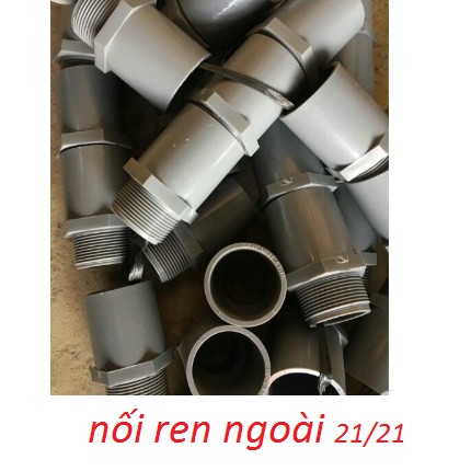 Nối ren ngoài nhựa Bình Minh 21mm,27mm,34mm,49mm,60mm,90mm chính hãng