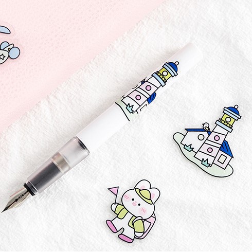 Set Bộ 40 Sticker RosyPoly Hình Dán Phong Cách Nhật Bản CUTE