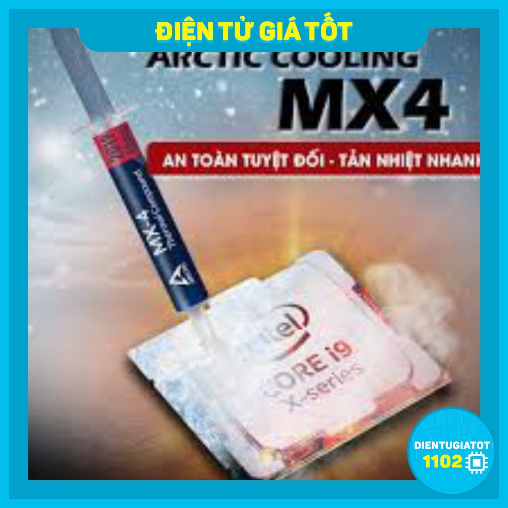 Keo tản nhiệt Ống ARCTIC MX-4 (4G) 2019 Loại Xịn - Hiệu Năng Tốt Trong Tầm Giá