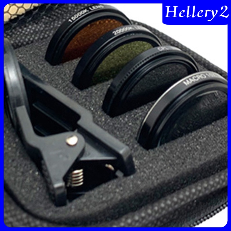 [HELLERY2] Smartphone Reef Coral Lens Filter Kits for Phone Reef Lenses 4 Lenses Kit