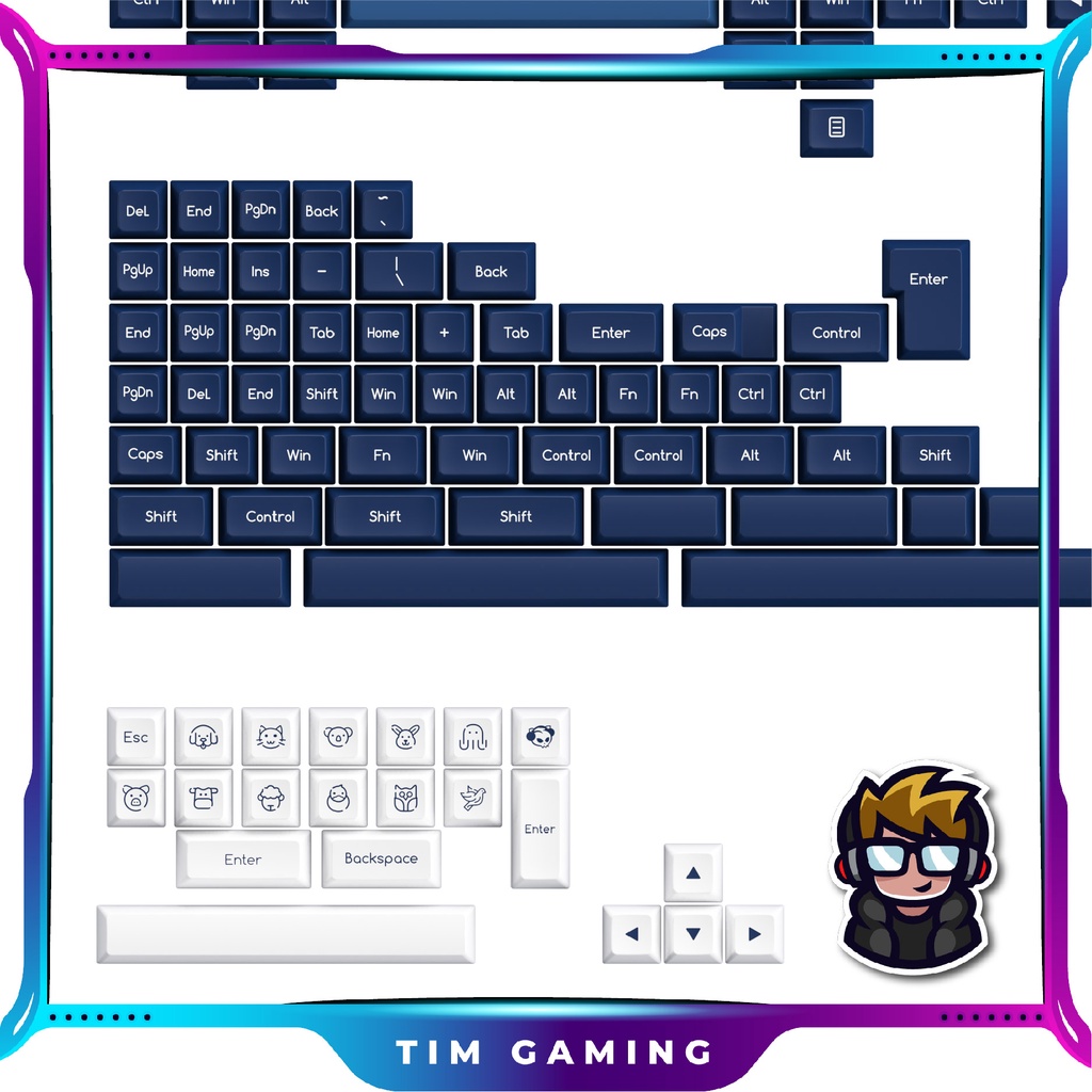 Bộ Keycap AKKO SAL – OceanStar