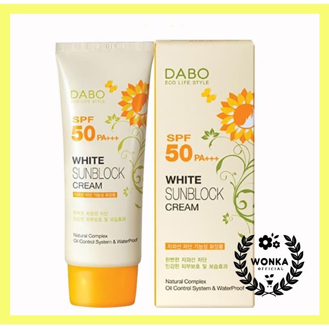 Kem chống nắng DABO White sunblock cream SPF 50