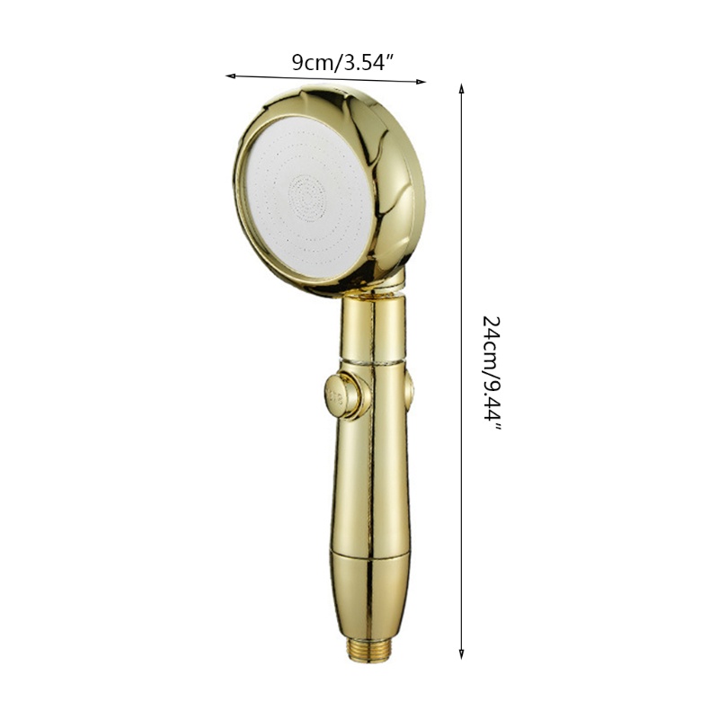 Vòi Hoa Sen 3 Chế Độ Bằng Thép Không Gỉ Cho Nhà Tắm