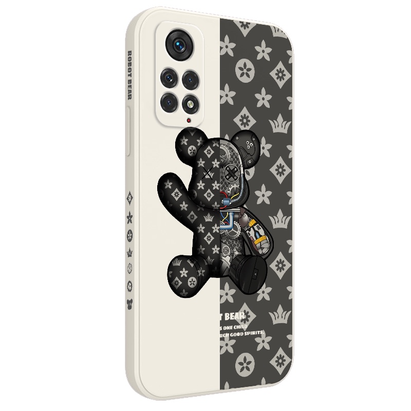 Ốp Điện Thoại Họa Tiết Gấu Sáng Tạo Cho Xiaomi Redmi Note 11 11s 11T PRO Plus + 4G 5G