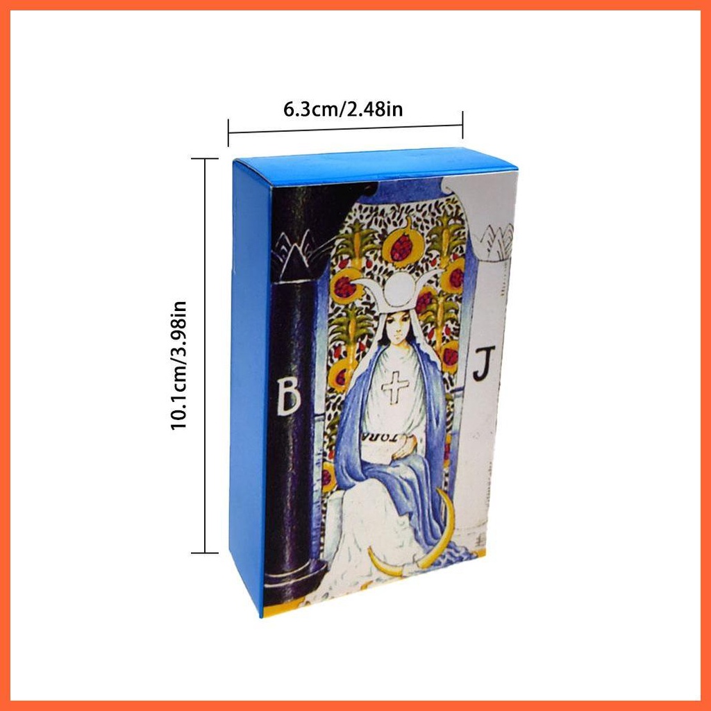 Bộ Bài Tarot Tiếng Nga Nhiều Màu Sắc Kèm Hộp Đựng