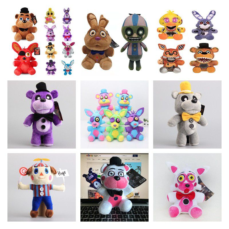 Thú Nhồi Bông fnaf 18cm Hình Động Vật Trong five night at Freddy 'S