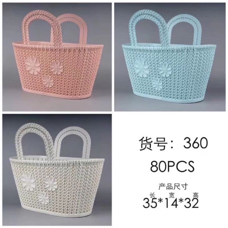 Làn, giỏ đi chợ nhựa dẻo