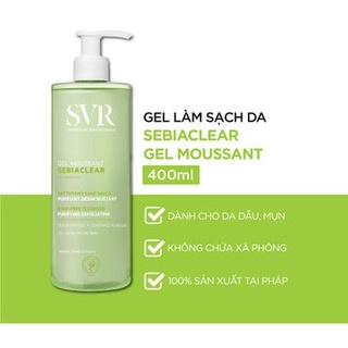 Sữa Rửa Mặt SVR Sebiaclear Gel Moussant 400ml