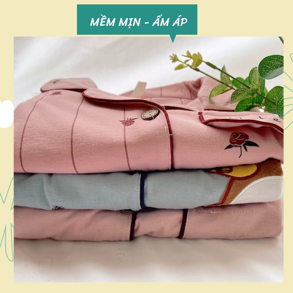 [Hàng Loại 1] Pijama Sau Sinh Cotton 100% Đẹp, Tôn Dáng (Ảnh + Video Thật)