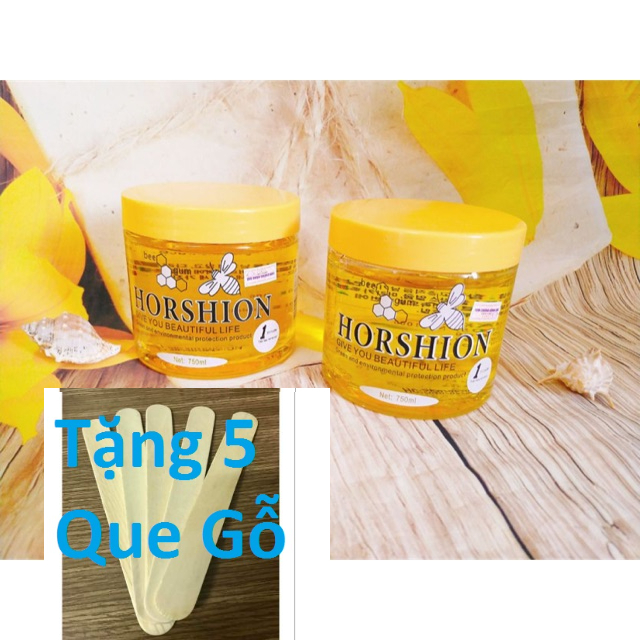 (ComBo Gel To 750ml + GIấy) Wax Lông HorShion, Wax Lông Bikini Horshion, Gel Wax Lông, Gel Wax Lông Lạnh