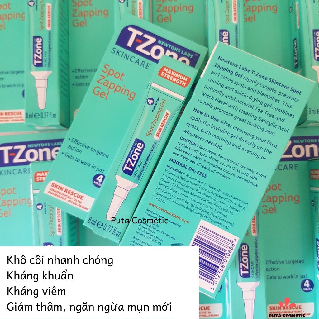 Gel chấm mụn T Zone Spot Zapping Gel - Giảm mụn, mờ thâm