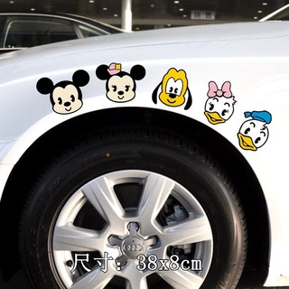 Decal dán xe hơi hình chuột Mickey