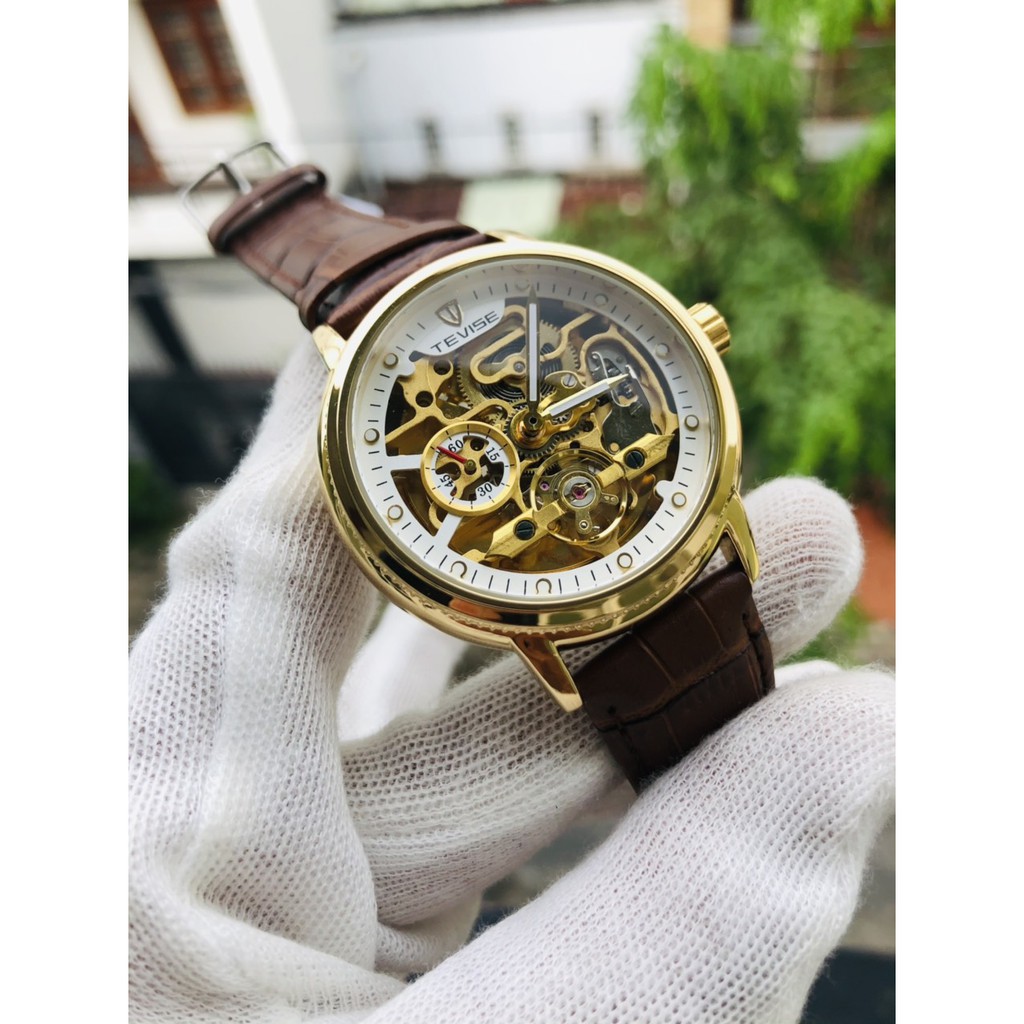 ĐỒNG HỒ CƠ LỘ MÁY NAM TEVISE T612B DÂY DA CAO CẤP CHÍNH HÃNG ( Đồng Hồ Cơ Cao Cấp ) | BigBuy360 - bigbuy360.vn