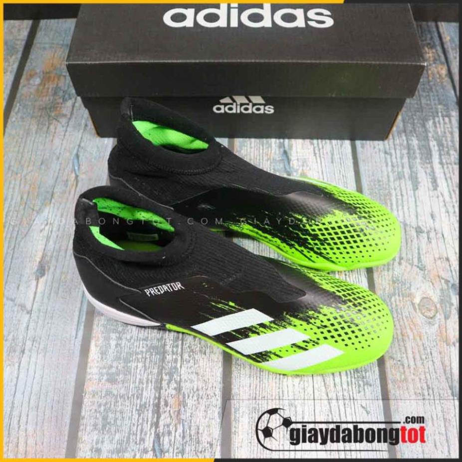 📞 Giày đá bóng không dây Predator 20.3 TF xanh lá đen | Bản cổ cao chất lượng, Giá rẻ nhất -bv1 *