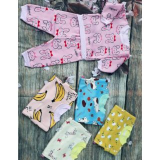 5 bộ nỉ bông cho bé gái