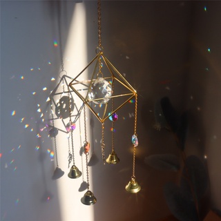 Elegant Aurora Crystal Hanging Wind Chime