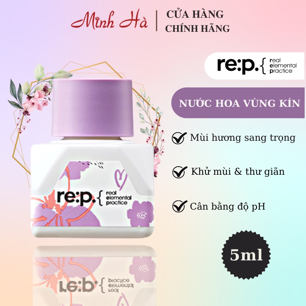 (Date 24/02/2024) Nước hoa vùng kín Re:p Natural Herb Inner Balance Cozy 5ml hương gỗ sang trọng và gợi cảm