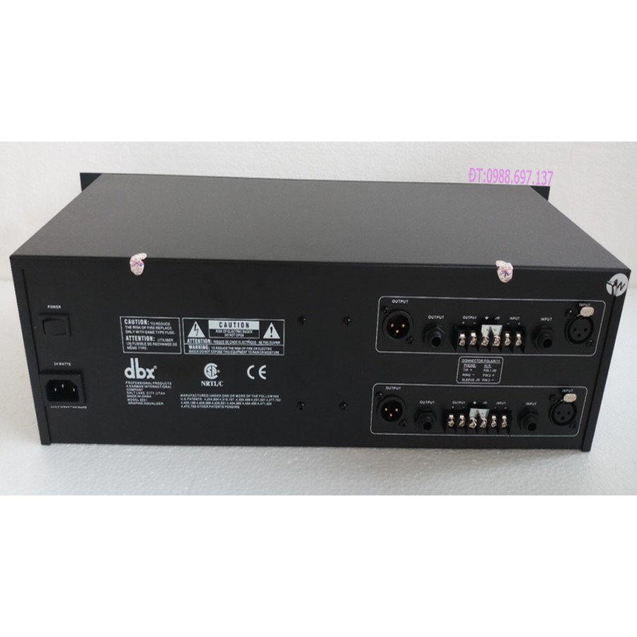 lọc xì equalizer cao cấp dbx 2231 - lọc âm karaoke dbx