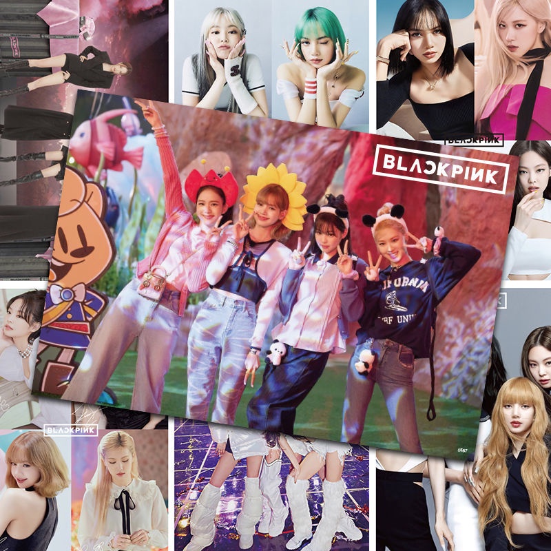 Sticker dán tường hình nhóm nhạc BLACKPINK