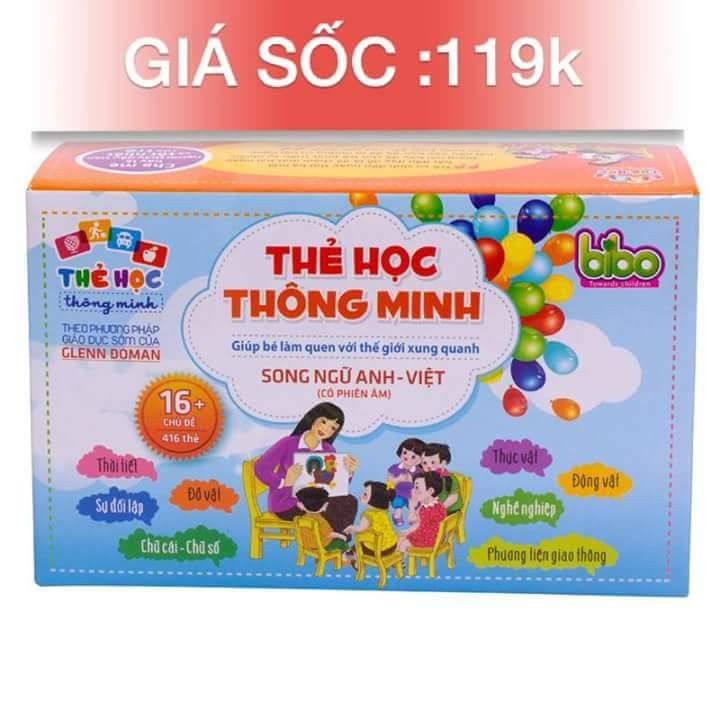 BỘ THẺ HỌC THÔNG MINH BIBO