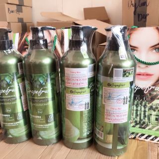 Cặp đôi gội & xã bưởi đỏ, bưởi xanh