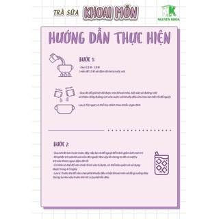 Set trà sữa khoai môn tự pha - thơm ngon, an toàn, hợp lý - ảnh sản phẩm 5