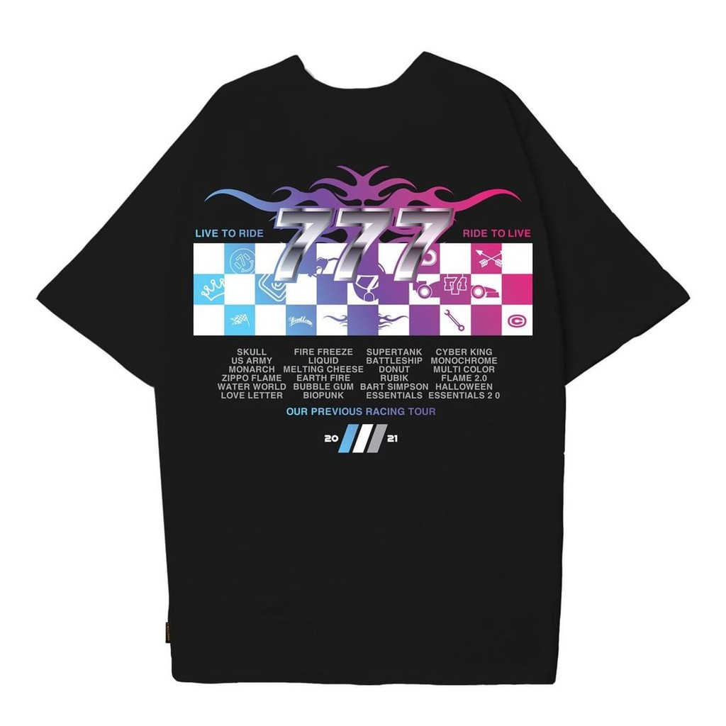 Áo thun 7millions Race Car - Đen