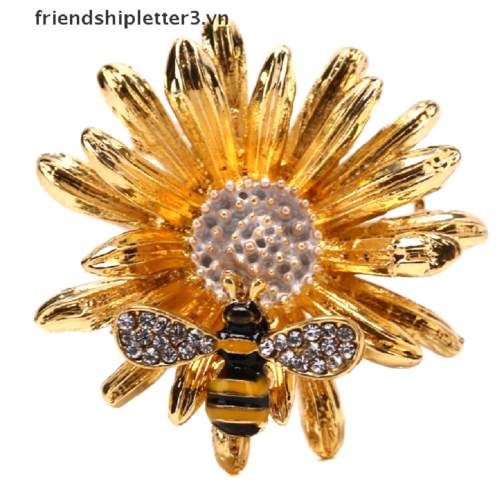 Ghim Cài Áo Hình Hoa Cúc Mật Ong Thời Trang 3Vn