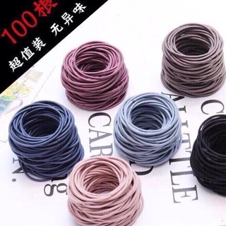 Set 100 chun buộc tóc trộn màu